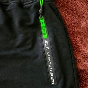 One Pro Sports Fashion Shorts Men's Size 40 Black Unlined 34X9